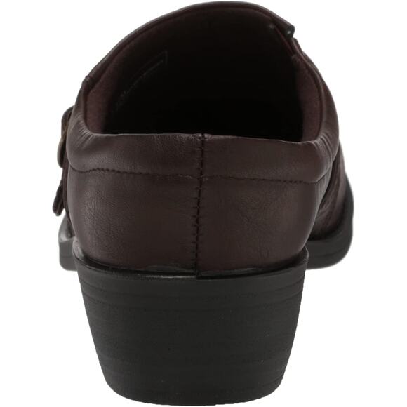 Easy Street Women Slip On Block Heel Mule Engage Size US 6.5M Brown Faux Leather - Picture 4 of 6